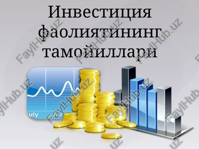investitsiya faoliyatining tamoyillari — PPTX