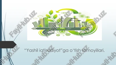 yashil iqtisodiyot — PDF
