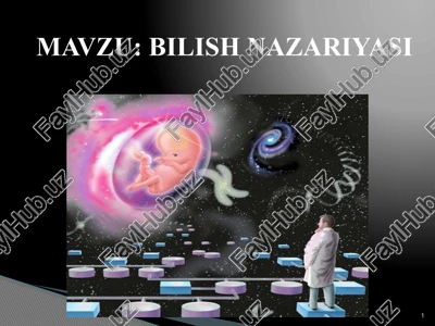 bilish nazariyasi — PPTX