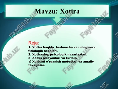 xotira — PPTX