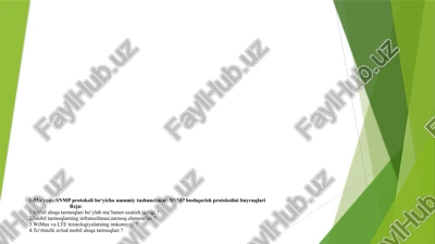 snmp protokoli — PPTX