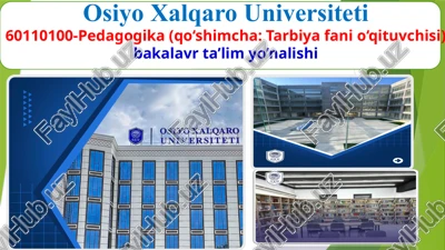 pedagogika (qo‘shimcha:tarbiyafanio‘qituvchisi) bakalavr ta’lim yo’nalishi — PPTX