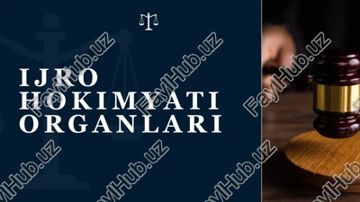 ijro hokimyati organlari — PPTX
