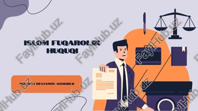 islom fuqarolik huquqi — PPTX