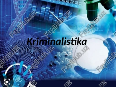 kriminalistika — PPTX