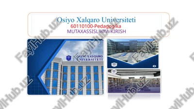pedagogning o'zini o'ziga rivojlantirish – uzluksiz jarayon sifatida — PPTX