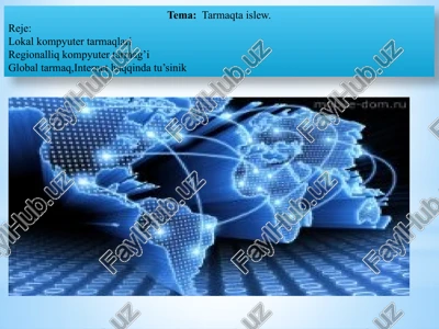 kompyuter tarmaqlari — PPTX