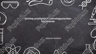 qishloq xo‘jaligida dronlardan foydalanish — PPTX