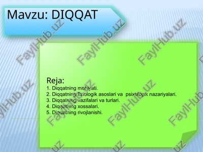 diqqat — PPTX