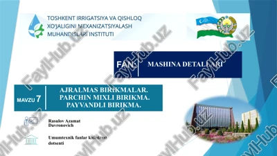 mashina detallari — PPTX