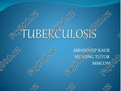 tuberculosis — PPTX