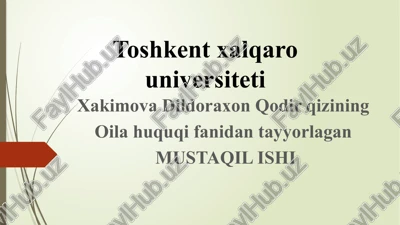 fuqarolik holati dalolatnomalari — PPTX