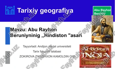 aburayhonberuniy — PPTX