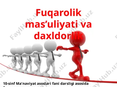fuqarolik mas’uliyati va daxldorlik 10 - sinf — PPTX