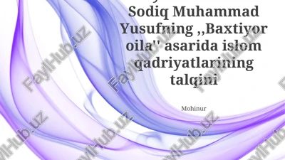 baxtiyor oila — PPTX