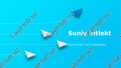 suniy intlekt — PPTX