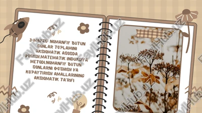 matematik induksiya metodi — PDF