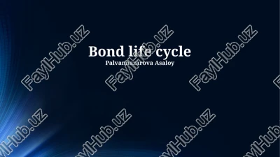 bond life cycle — PPTX