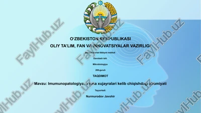 davolash ishi — PPTX