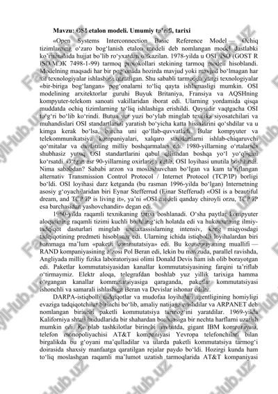 osi etalon modeli — DOCX