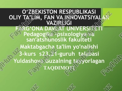 zichliknio'lchash vositalarining metrologik xarakterikasi — PPTX