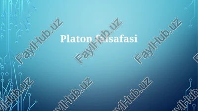 platonfalsafasi — PPTX