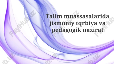 jismoniy tarbiya darslari — PPTX
