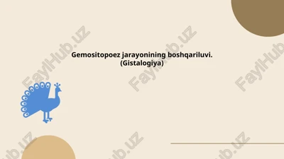 gemositopoetik boshqaruvchi genlar — PPTX