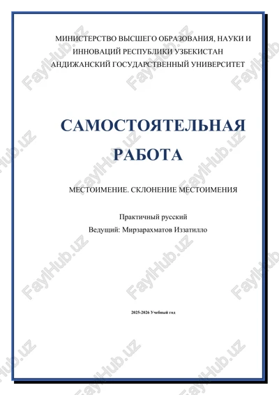 mestoimenie. sklonenie mestoimeniya — DOCX