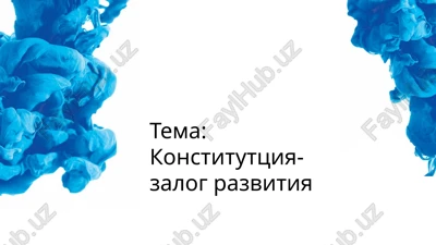 konstituttsiya-zalog razvitiya — PPTX