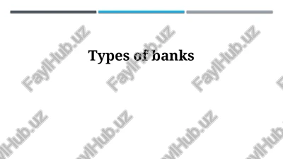types of banks — PPTX