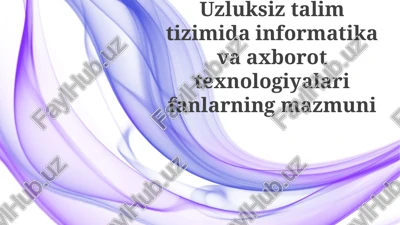 raqamli transformatsiya sharoitida iqtisodiyotning barcha sohalari uchun yuqori malakali it mutaxassislariga boʻlgan talabning ortishi — PPTX