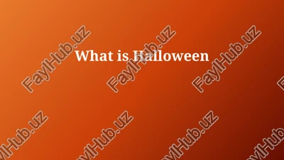halloween origins and evolution — PPTX
