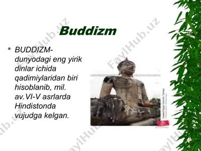 buddizm — PPT