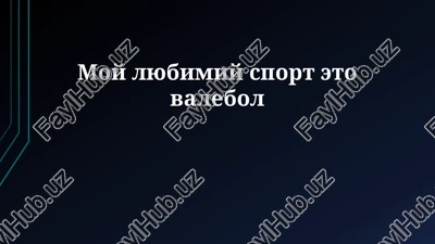 voleybol — PPTX