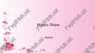 shaxs — PPTX