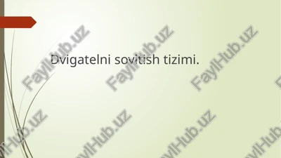sovitish tarmog’i — PPTX