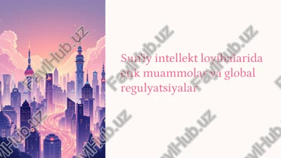 sunʼiy intellekt loyihalarida — PPTX