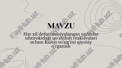 kulon to’sig’i va deformatsiyalangan yadrolar — PPTX