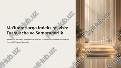 indekslar — PPTX