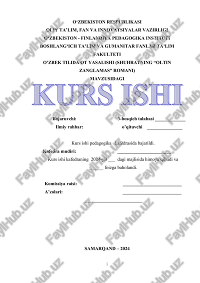 o’zbek tilida ot yasalishi — DOC