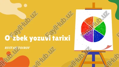 o‘zbek yozuvi tarixi — PDF