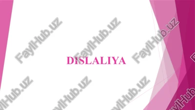 dislaliya — PPTX