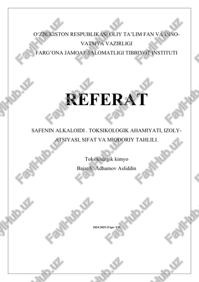 safenin alkaloidi — DOCX
