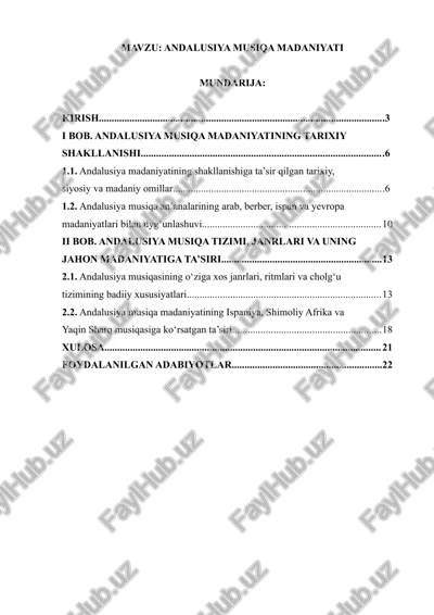 andalusiya musiqa madaniyati — DOCX