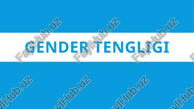 gender tengliktushunchasi — PPTX