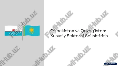 oʻzbekiston va qozogʻiston iqtisodiy koʻrsatkichlari — PPTX