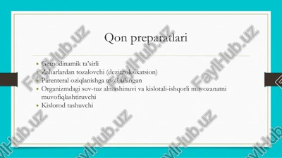 qon preparatlari — PDF