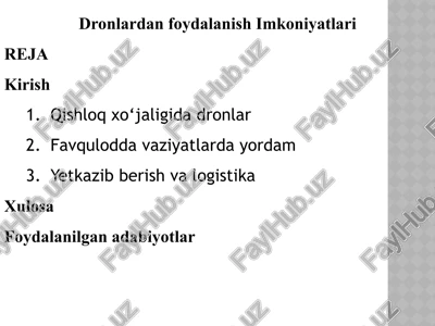 dronlar — PPTX