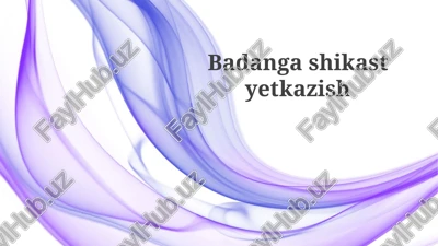 jismoniy shikast yetkazish — PPTX